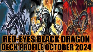 RED-EYES BLACK DRAGON DECK PROFILE (OCTOBER 2024) YUGIOH!