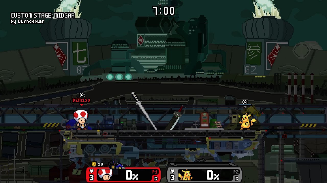 Rivals of Aether - Toad vs Pikachu (Level 9 CPU)