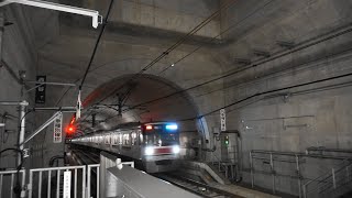 羽沢横浜国大駅相鉄21000系発車シーン＆東急3000系到着シーン