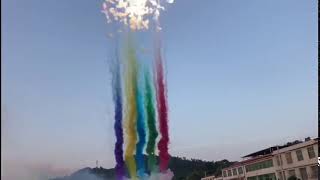 Pared De Humo De Colores