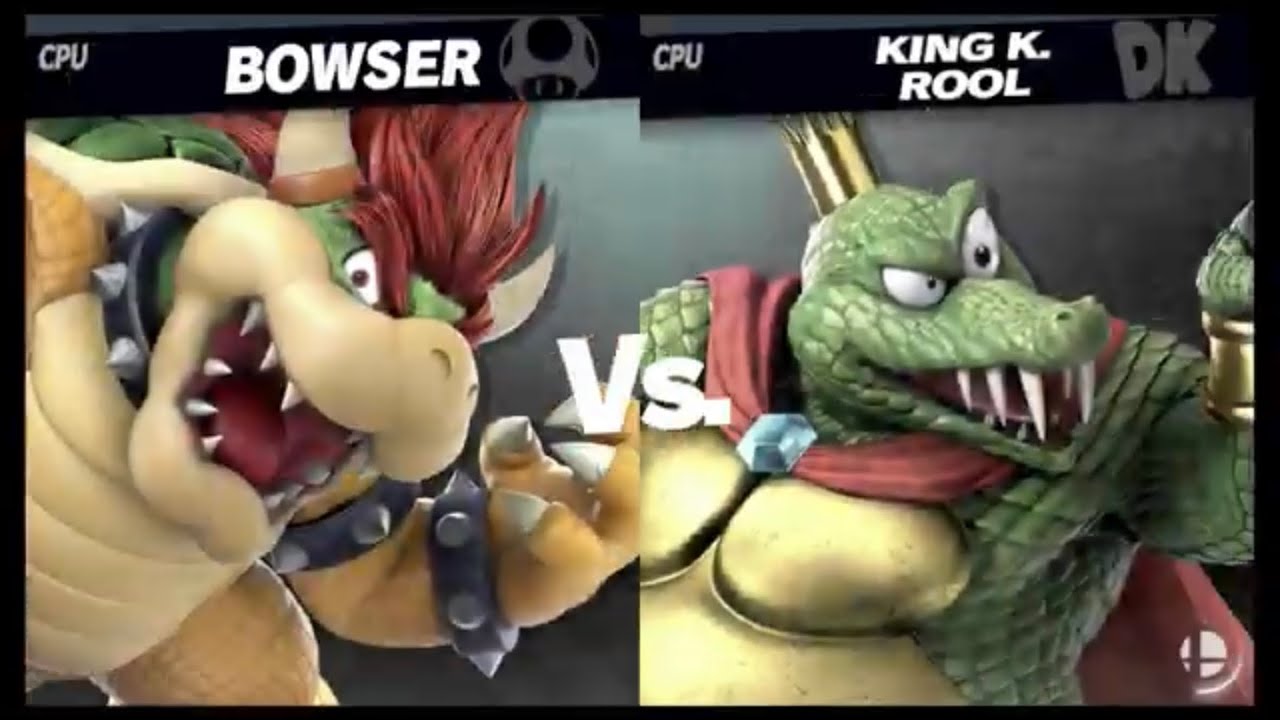 Super Smash Bros. Ultimate - Bowser VS King K Rool