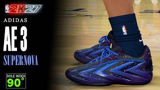 HOW TO MAKE adidas AE 3 "SUPERNOVA" in NBA 2K27!
