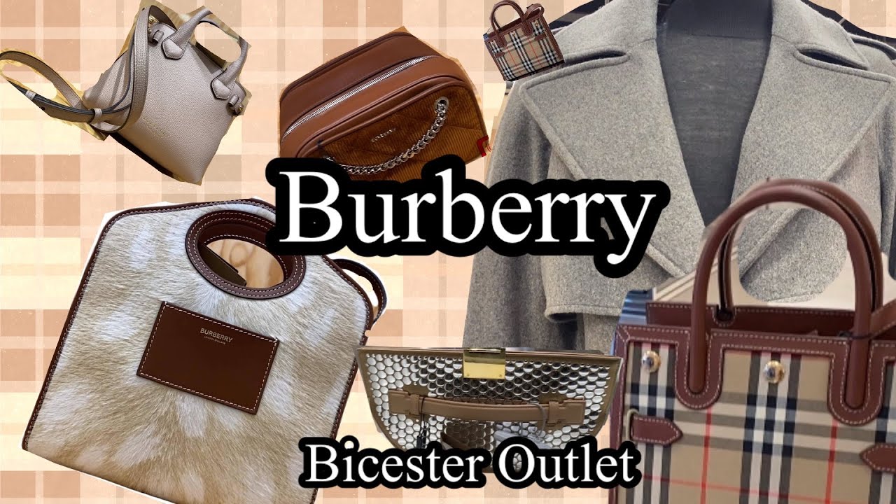 Burberry Handbags Outlet shop 2022 New How much are Burberry bags in  Bicester UKbicestervillage  YouTube