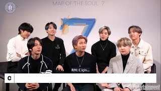 [Türkçe Altyazılı] A To Z: BTS Revamp The English Alphabet | Entertainment Weekly