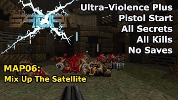 Doom II: BTSX E1 - MAP06: Mix Up The Satellite (Ultra-Violence Plus 100%)