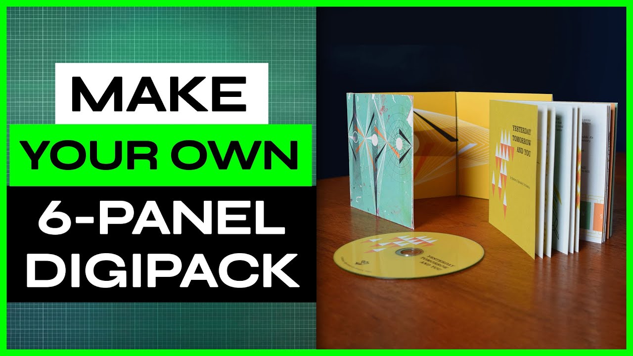 Bandmade - Make your own 6-panel Digipack CD Case Design