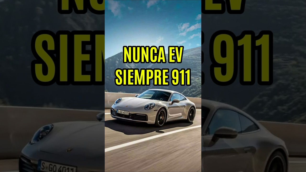El Porsche 911 NUNCA será ELÉCTRICO... GRACIAS!!