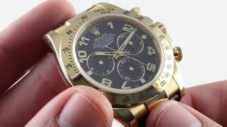 Rolex Cosmograph Daytona 116518 Luxury Watch Review