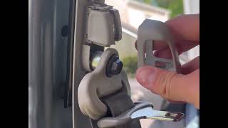 2011 Honda CRV Driver Side Seatbelt Pretensioner Removal