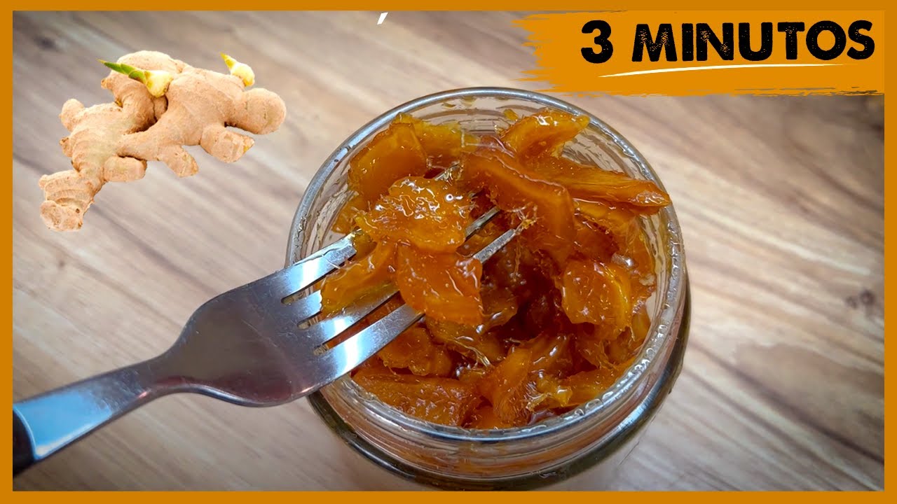 JENGIBRE CONFITADO | 🍬  CARAMELOS de Jengibre con miel 🍯 sin azúcar  (2022)