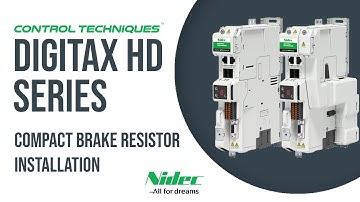 DIGITAX HD COMPACT BRAKE RESISTOR INSTALLATION | CONTROL TECHNIQUES | NIDEC