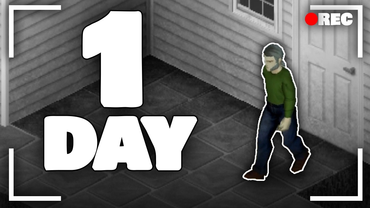 Project Zomboid, All-Negative-Traits: You Have One Day Start (Full Stream)