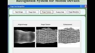 Finger-Vein Recognition System for Mobile Devices Matlab Project