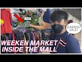 &quot;CHEAP SHOPPING&quot; WEEKEND MARKET INSIDE THE MALL IN THAILAND | RIDING A BTS TRAIN IN BANGKOK