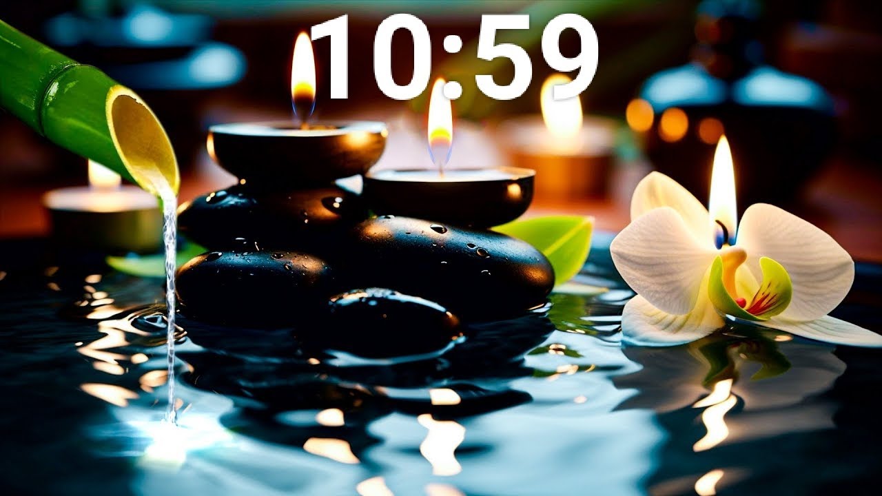 10 Minute timer with Bamboo Water fountain sounds ]Bamboo Water ...