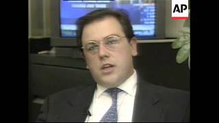 UK: LONDON: SHARES ON STOCK MARKET SUFFER SHARP DROP