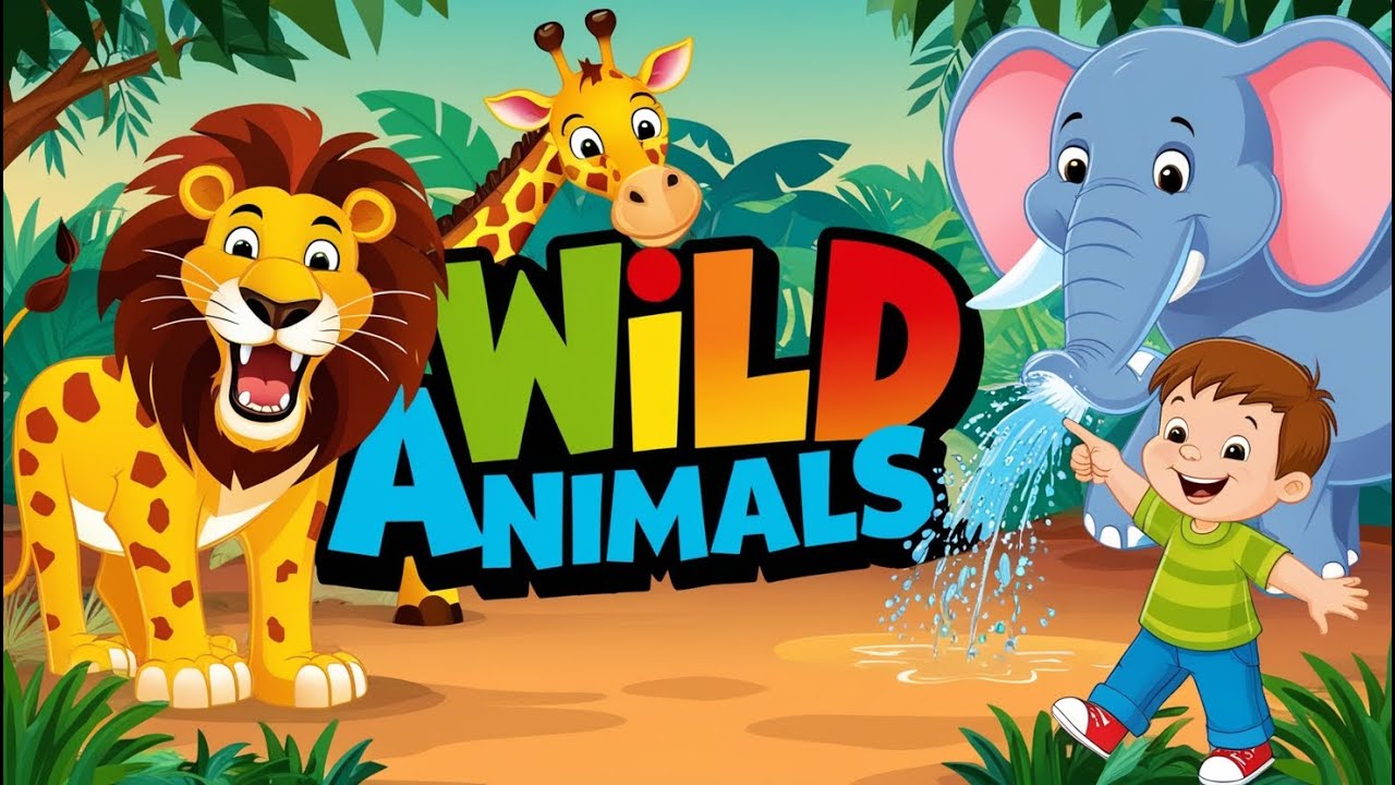 🌍 Wild Animal Adventure | Fun and Educational for Kids! 🦁🐘🦒 - YouTube