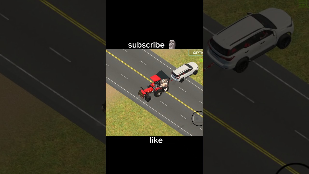 Tractor vs Fortuner:Who is the Real King?🚜💨 