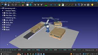 Análisis de programación Python mediante Robodk
