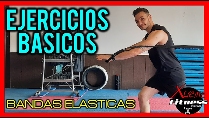 ⚪BANDAS ELASTICAS DECATHLON EJERCICIOS BASICOS🤸‍♂️ 