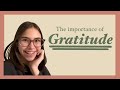 The Importance of Gratitude