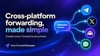 One Task, Multiple Platforms | Forward Telegram to X, Discord & WhatsApp