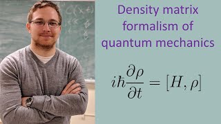 Crash course in density matrices