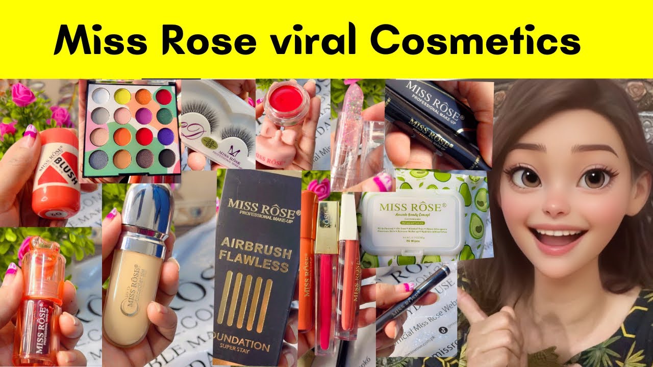 Miss Rose Cosmetics | miss rose makeup unboxing 