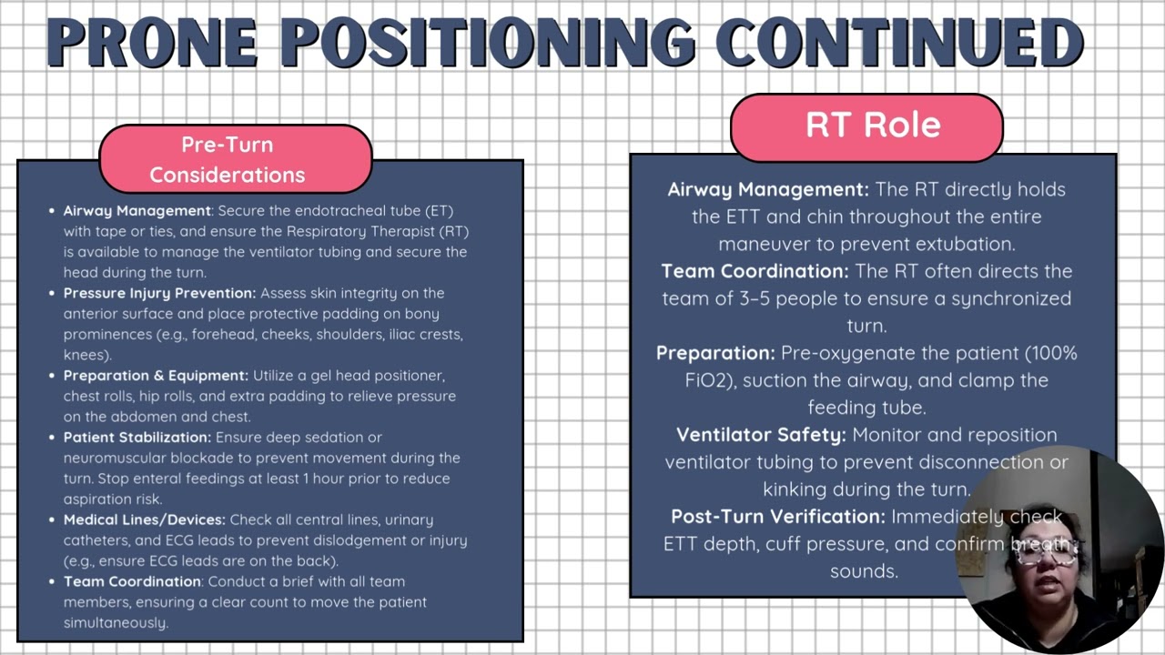 Prone Positioning/ARDS video 5