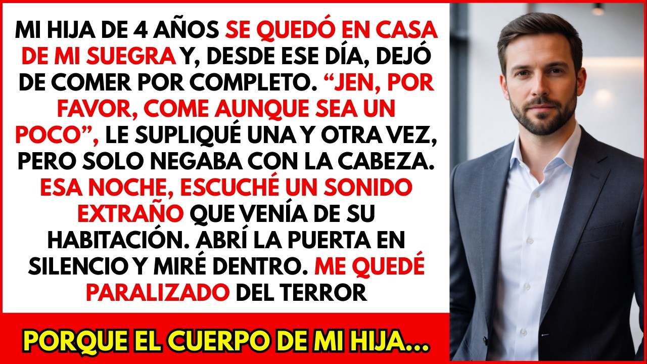 Mi hija no quiso comer nada después de quedarse en casa de su suegra… entonces vi su cuerpo