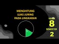 MENGHITUNG LUAS JURING PADA LINGKARAN Kelas 8 Semester 2 @pintarmatematika4662