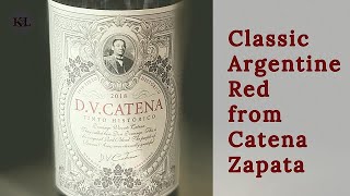 Review of DV Catena Zapata Tinto Historico