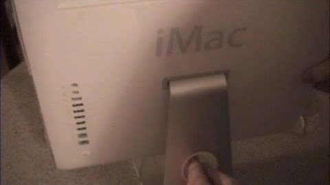 17" iMac Hard Drive Replace