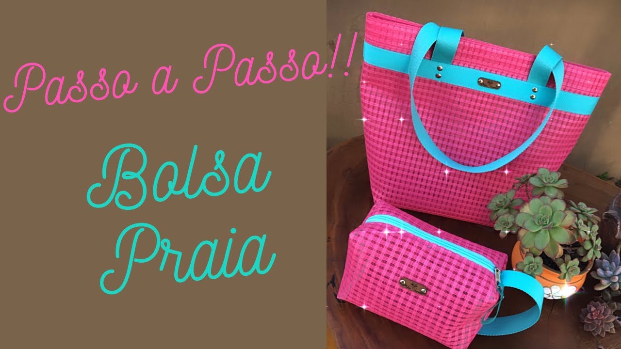 Passo a Passo Bolsa Praia!! #costuracriativa