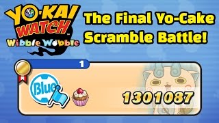 Yo-kai Watch Wibble Wobble - The FINAL Yo-Cake Scramble Battle!