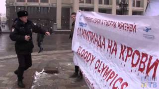 Защитники животных против Олимпиады в Сочи Защитники животных против Олимпиады в Сочи