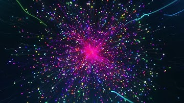 Multi-color Particles Stock Motion Graphics