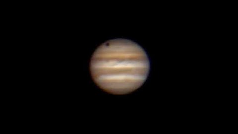 Jupiter animation of 35 frames.  Taken 4-21-17.  Transit of Ganymede.