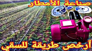 طريقة تجهيز السقي بالتنقيط بأقل الاضرار  الاقتصاد في تكلفة أساسيات شبكة الري irrigation LASER SPRAY