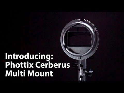 Видео: Мульти-крепление Phottix Cerberus для вспышки