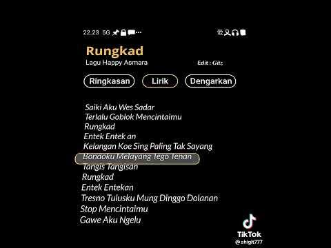 @Rungkat.video lirik lagu - YouTube
