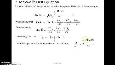 SJEC Lectures: Electromagnetic Field Theory:Maxwell