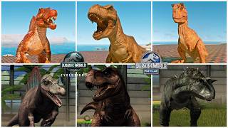Jurassic World Evolution 3 vs Jurassic World The Game Feeding Comparison