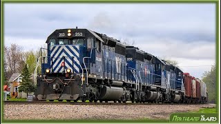 Montana Rail Link in Minnesota: Epic SD40-2 Chase