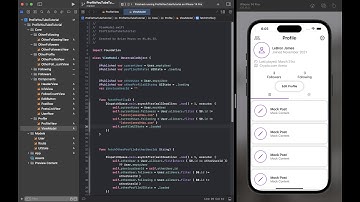 2023 SwiftUI Profile Navigation Tutorial | NavigationStack | MVVM