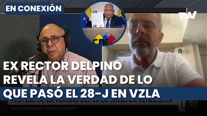 ¡REVELACIÓN BOMBA! 💣 Ex rector Juan Carlos Delpino revela lo que pasó el 28J | César Miguel Rondón