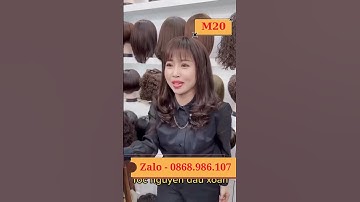 Kiểu tóc đẹp cho tết 2025: Mẫu tóc giả nguyên đầu trung niên M20 cực đẹp và sang trọng  #hair  #wigs