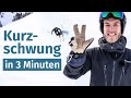 Kurzschwung Skitechnik in 3 Minuten (einfach) erklärt | Skifahren lernen