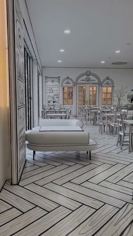 Artistic Restaurant Is Rendered Down || ViralHog