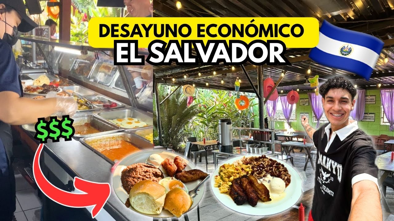 DESAYUNO ECONÓMICO EN EL SALVADOR 😱🇸🇻 san Juan Opico🇸🇻